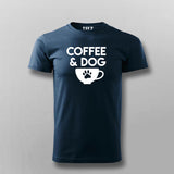 Coffee And Dog T-Shirt For Men
