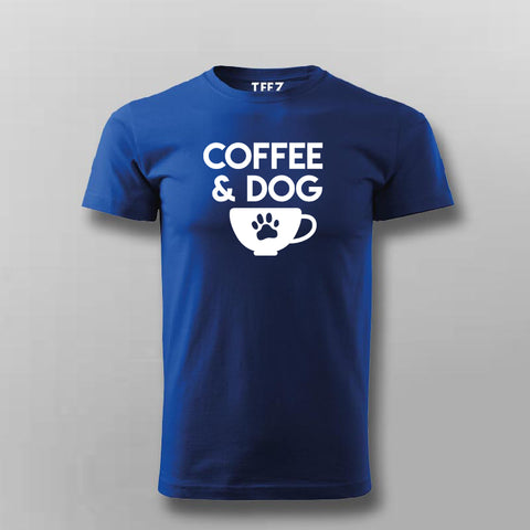 Coffee And Dog T-Shirt For Men Online India