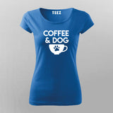 Coffee And Dog T-Shirt For Women