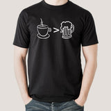 Coffee is Better than Alcohol Men's T-shirt