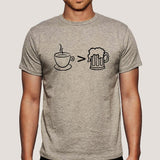 Coffee is Better than Alcohol Men's T-shirt