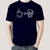 Coffee is Better than Alcohol Men's T-shirt