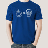Coffee is Better than Alcohol Men's T-shirt