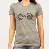 Coffee is Better than Alcohol Women's T-shirt