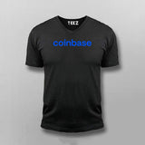 Coinbase V-neck T-shirt For Men Online India
