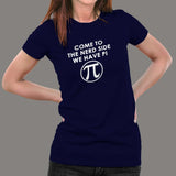 Nerd Side Pi Women's Tee - Geek Chic With Math