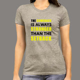 Comeback Is Always Stronger Than The Setback Motivational T-Shirt For Women