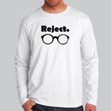 Comic Sans Reject Geek Full Sleeve T-Shirt For Men India