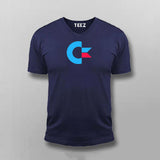 Commodore C Logo V-neck T-shirt For Men Online Indai