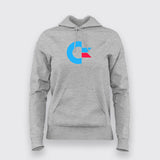 Commodore C Logo Hoodies For Women