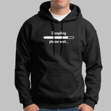 Compiling Please Wait Funny Programmer Hoodie For Men