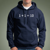 Computer Math 1+1=10 T-Shirt For Men