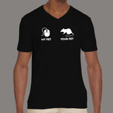 Computer Mouse Funny Programmer V Neck T-Shirt For Men Online India