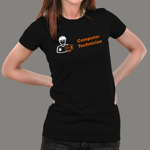 Computer Technician T-Shirt For Women Online India