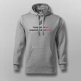 Computer Are Fast Programmer Keep It Slow Funny Programmer Quotes Hoodies For Men