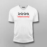 Confused Screaming Funny Maths T-shirt For Men