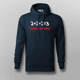 Confused Screaming Funny Maths Hoodies For Men