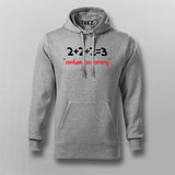 Confused Screaming Funny Maths Hoodies For Men Online India 