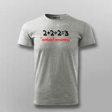 Confused Screaming Funny Maths T-shirt For Men