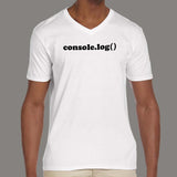 Console Statement V-Neck T-Shirt For Men India