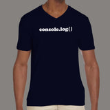 Console Statement V-Neck T-Shirt For Men Online India