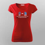 COPY AND PASTE Funny programmer Quotes T-Shirt For Women