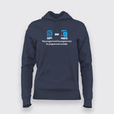 COPY AND PASTE Funny programmer Quotes Hoodies For Women