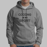 Coding Is My Sport Hoodies For Men India