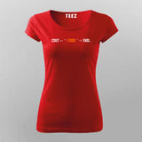 Cout I Code Endl T-Shirt For Women