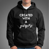 Created with a Purpose Religious Hoodies For Men