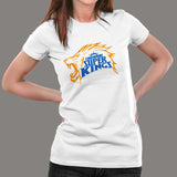 Women's  Chennai Super Kings Fan T-shirt Online India