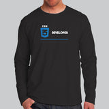 Stylish CSS Developer: Craft Your Web Men's T-Shirt