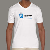 Css Developer Career V Neck T-Shirt Online