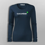 Cucumber Framework T-Shirt For Women