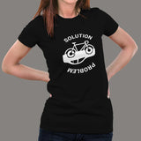 Solution for pollution Bicycling Women’s T-Shirt  india