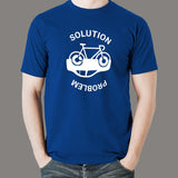 Solution for pollution Bicycling Men’s T-Shirt online