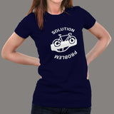 Solution for pollution Bicycling Women’s T-Shirt
