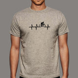 Cycling Heartbeat T-Shirt For Men