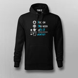 DOCTOR+ENGINEER+ARTIST = DENTIST Funny Hoodie For Men Online India