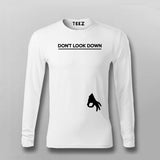 Don't Look Down - Inspirational Skydiving Tee