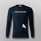 Don't Look Down - Inspirational Skydiving Tee