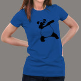 Fat Panda Dabbing Dance T-Shirt For Women
