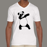 Fat Panda Dabbing Dance V Neck T-Shirt For Men online india
