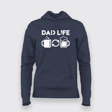 Dad Life Coffee And Beer Hoodies For Women