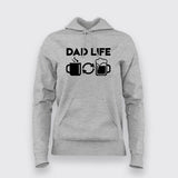 Dad Life Coffee And Beer T-Shirt For Women