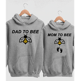Mom To Bee Dad To Bee Pregnancy Announcement Couple Hoodies