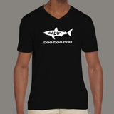 Daddy Shark Doo Doo Doo V Neck T-Shirt For Men Online India 