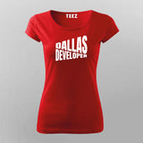 Dallas Developer T-Shirt For Women Online India 