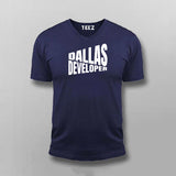 Dallas Developer V-Neck T-shirt For Men Online India 