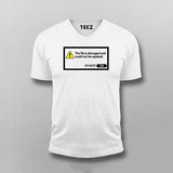 Damaged File Error Notification T-shirt For Men